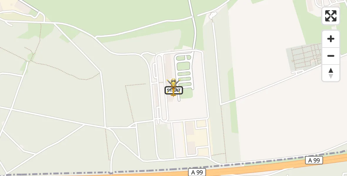 Flugroute Rettungshubschrauber Oberschleißheim - Oberschleißheim, 14 Juli 2026, 08:05