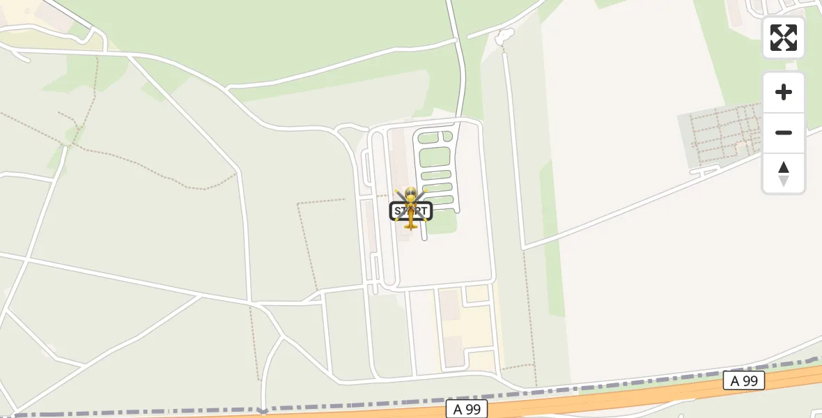 Flugroute Rettungshubschrauber Oberschleißheim - Oberschleißheim, 14 Juli 2026, 08:15
