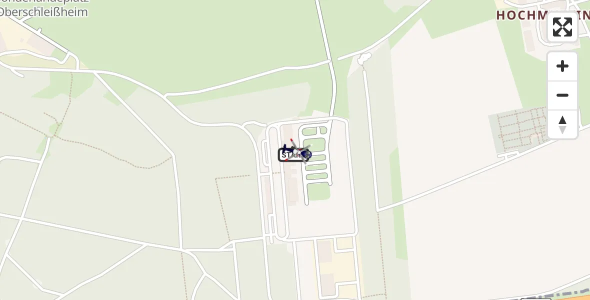Flugroute Polizeihubschrauber Oberschleißheim - Oberschleißheim, 14 Juli 2026, 09:09