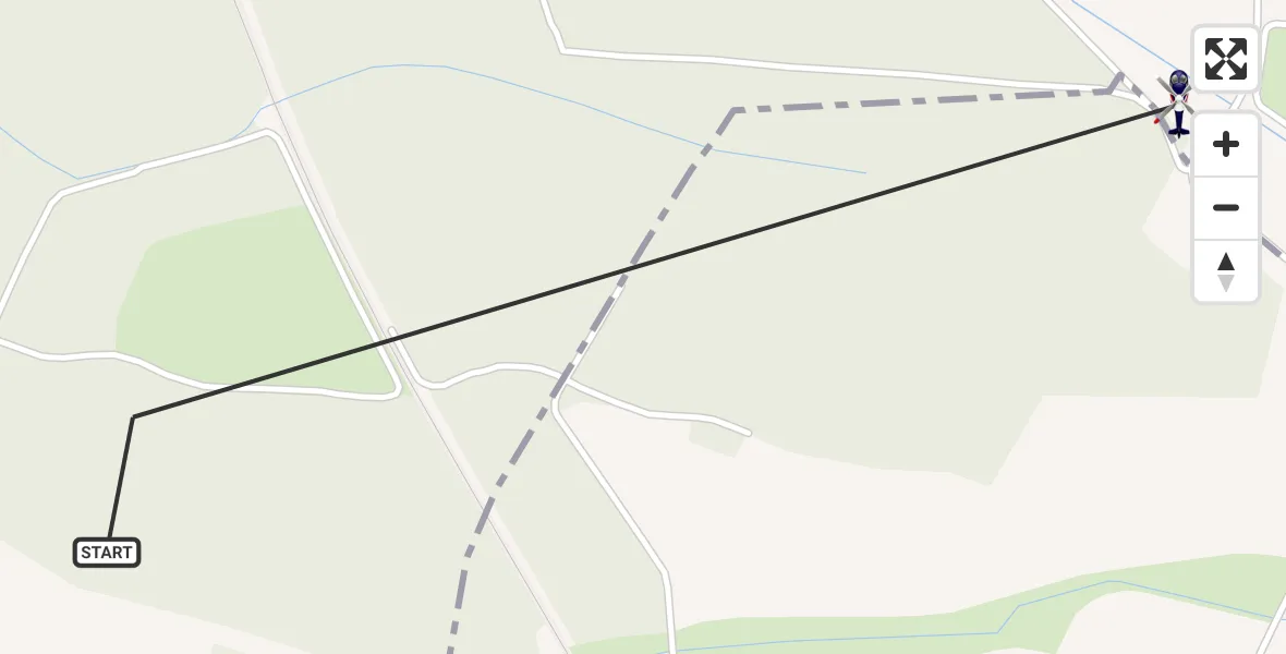 Flugroute Polizeihubschrauber Jessen (Elster) - Jessen (Elster), 14 Juli 2026, 12:03