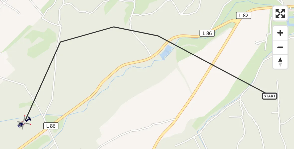 Flugroute Polizeihubschrauber Sinzig - Sinzig, 14 Juli 2026, 12:30