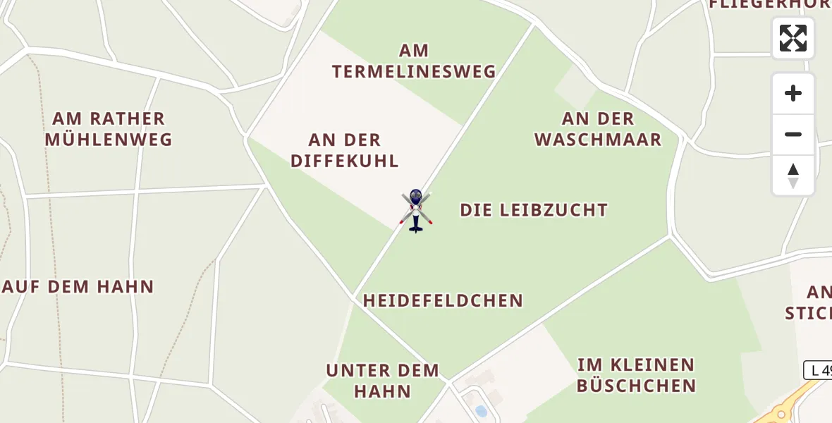 Flugroute Polizeihubschrauber Militärflugplatz Nörvenich - Militärflugplatz Nörvenich, 15 Juli 2026, 13:12