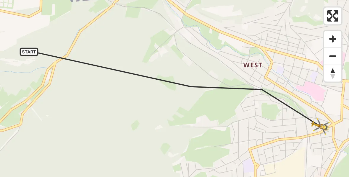 Flugroute Rettungshubschrauber Jena - Jena, 16 Juli 2026, 10:20