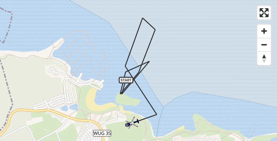 Flugroute Polizeihubschrauber Pleinfeld - Pleinfeld, 16 Juli 2026, 12:30