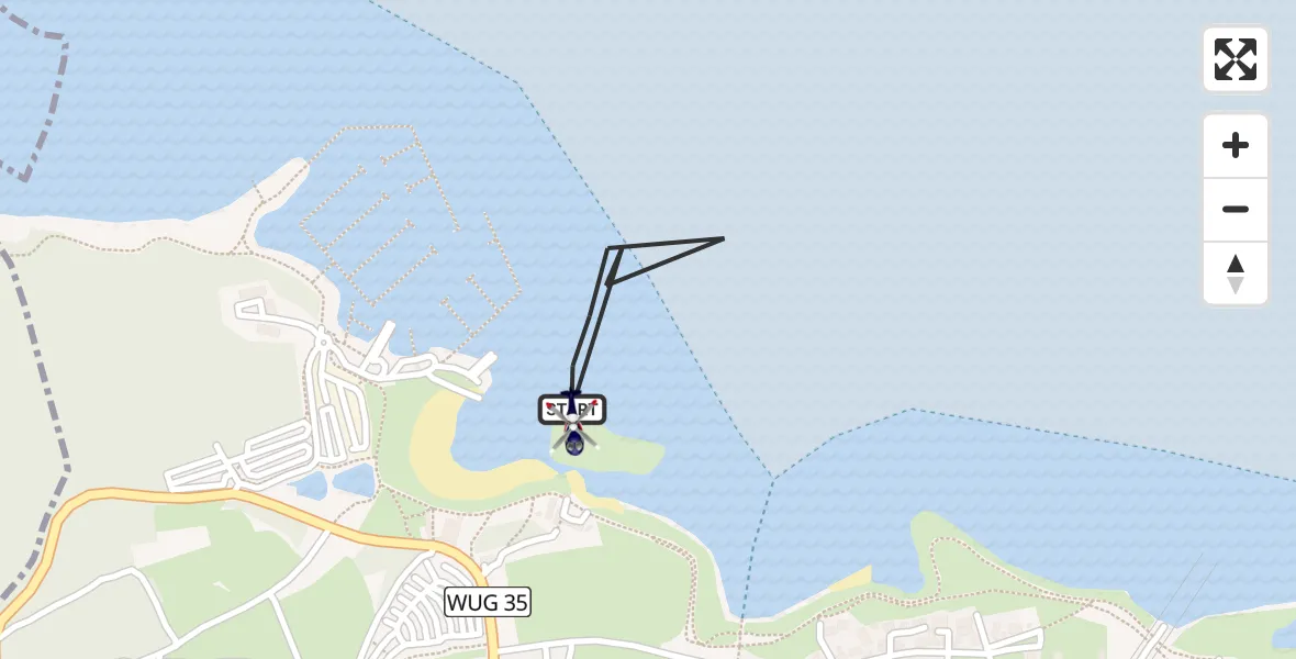 Flugroute Polizeihubschrauber Pleinfeld - Pleinfeld, 16 Juli 2026, 14:22