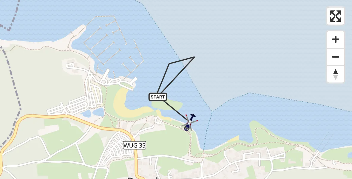 Flugroute Polizeihubschrauber Pleinfeld - Pleinfeld, 16 Juli 2026, 14:29