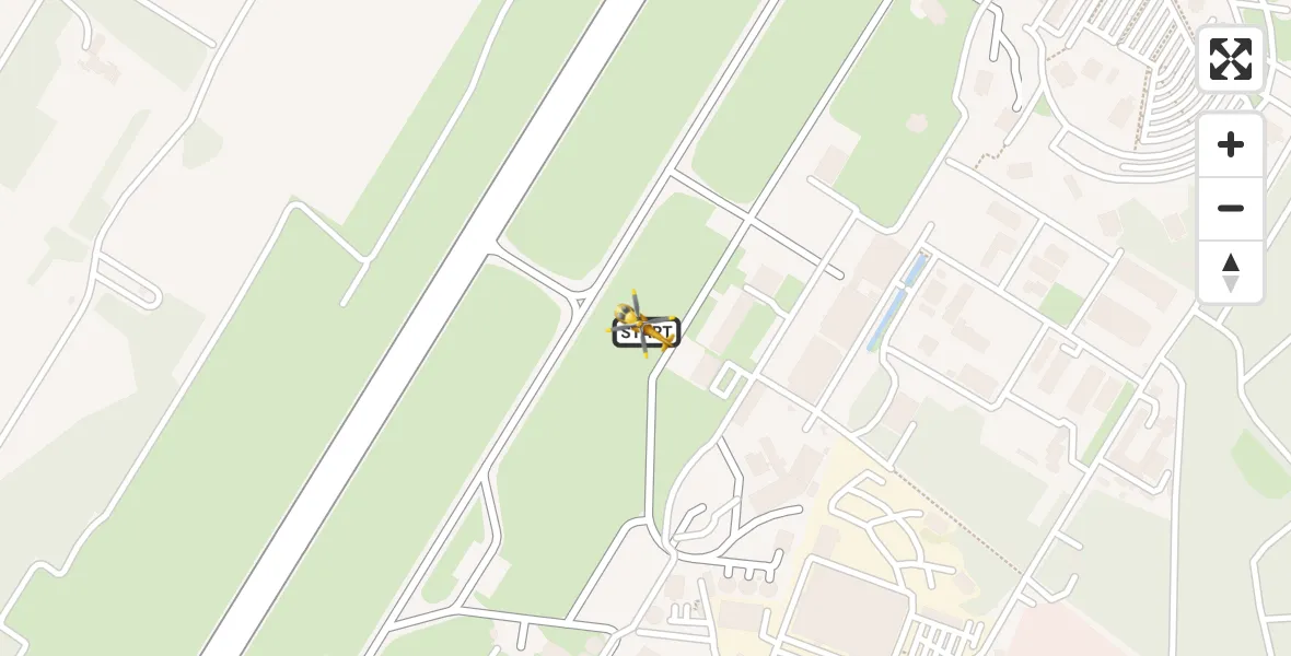 Flugroute Rettungshubschrauber Karlsruhe Baden-Baden Flughafen - Karlsruhe Baden-Baden Flughafen, 16 Juli 2026, 15:19