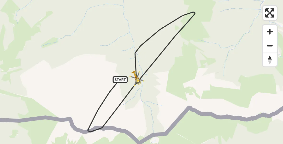 Flugroute Rettungshubschrauber Lenggries - Lenggries, 17 Juli 2026, 13:38