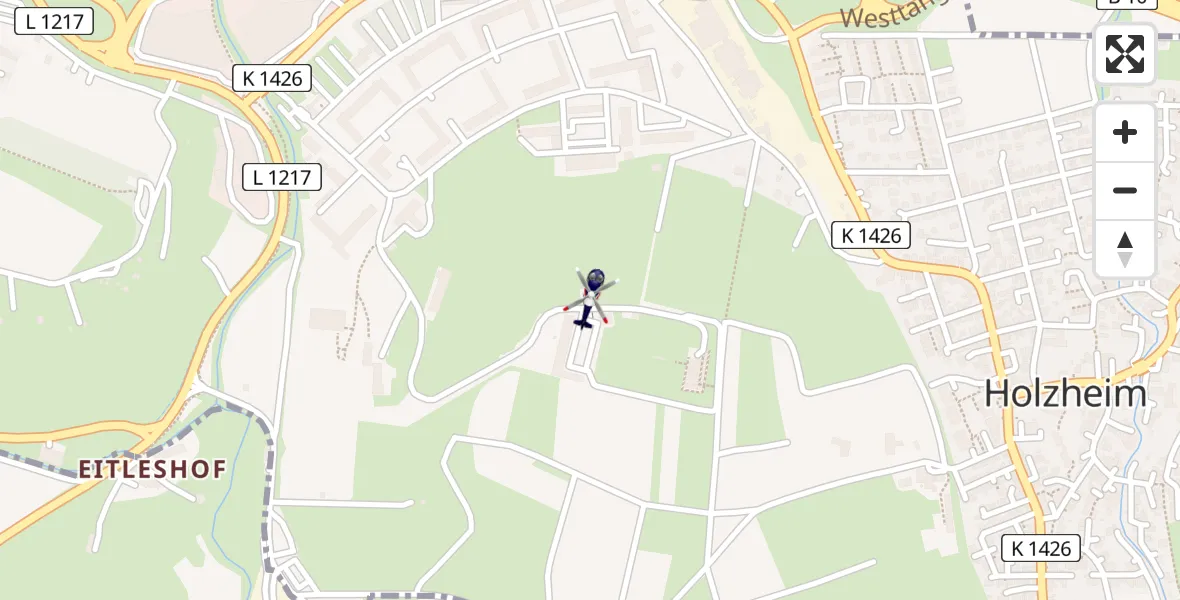 Flugroute Polizeihubschrauber Göppingen - Göppingen, 17 Juli 2026, 16:03