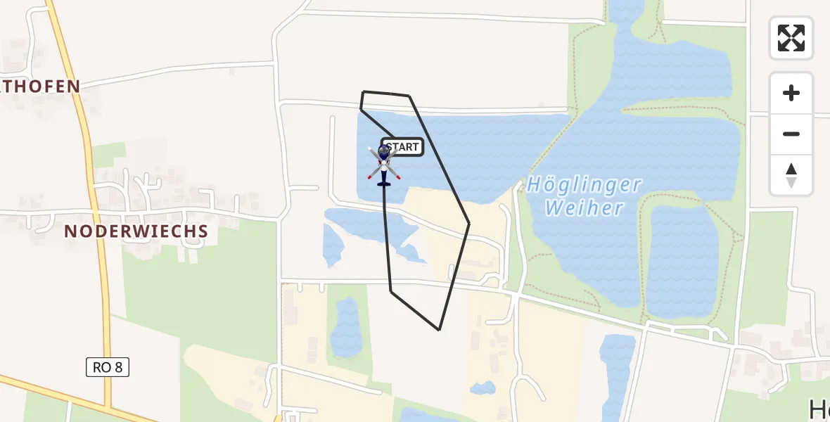 Flugroute Polizeihubschrauber Bruckmühl - Bruckmühl, 20 Juli 2026, 12:19