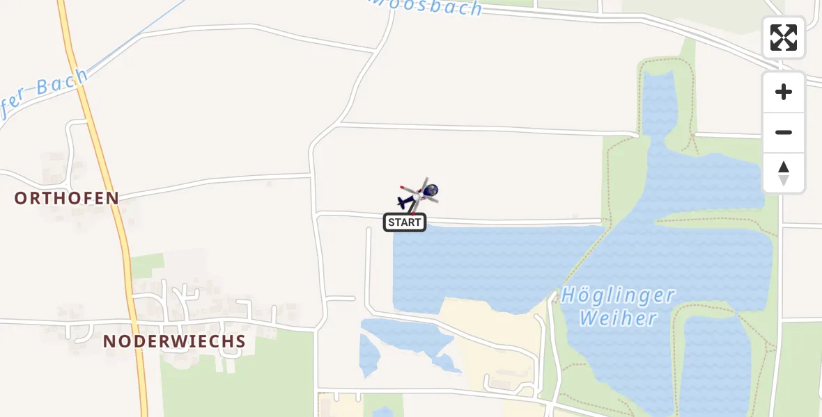 Flugroute Polizeihubschrauber Bruckmühl - Bruckmühl, 20 Juli 2026, 13:47