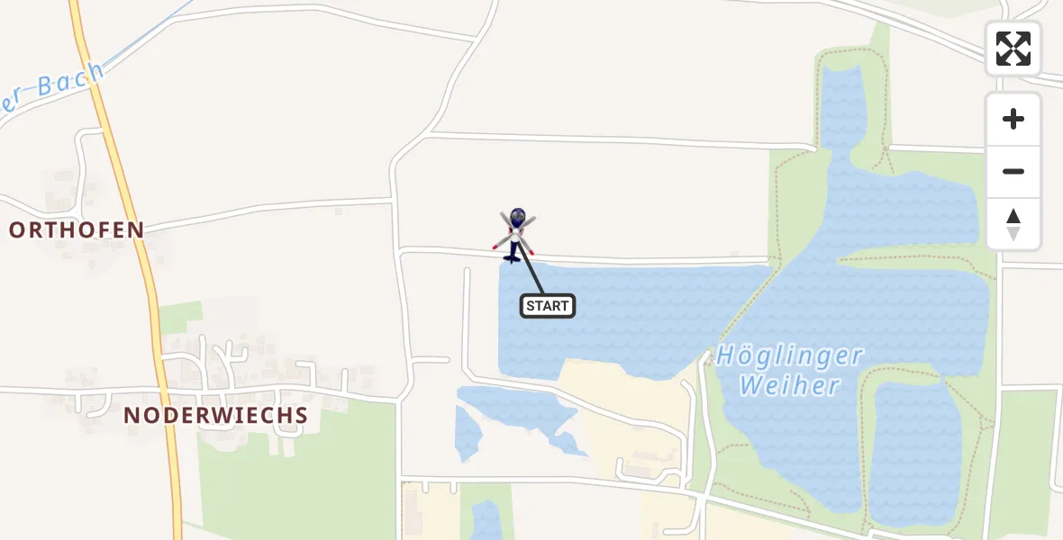 Flugroute Polizeihubschrauber Bruckmühl - Bruckmühl, 20 Juli 2026, 14:07