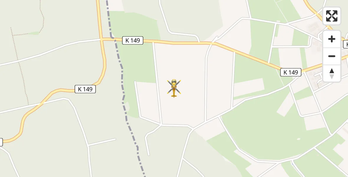 Flugroute Ambulanzhubschrauber Hungen - Hungen, 20 Juli 2026, 14:15