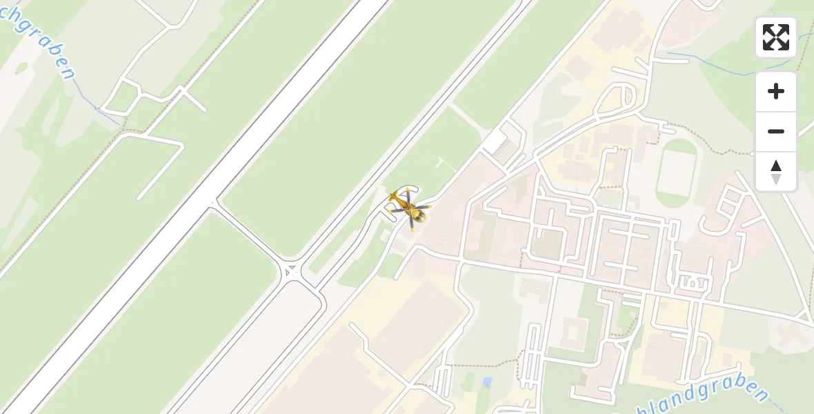 Flugroute Rettungshubschrauber Dresden Bundespolizei Hubschrauberlandeplatz - Dresden Bundespolizei Hubschrauberlandeplatz, 20 Juli 2026, 15:52