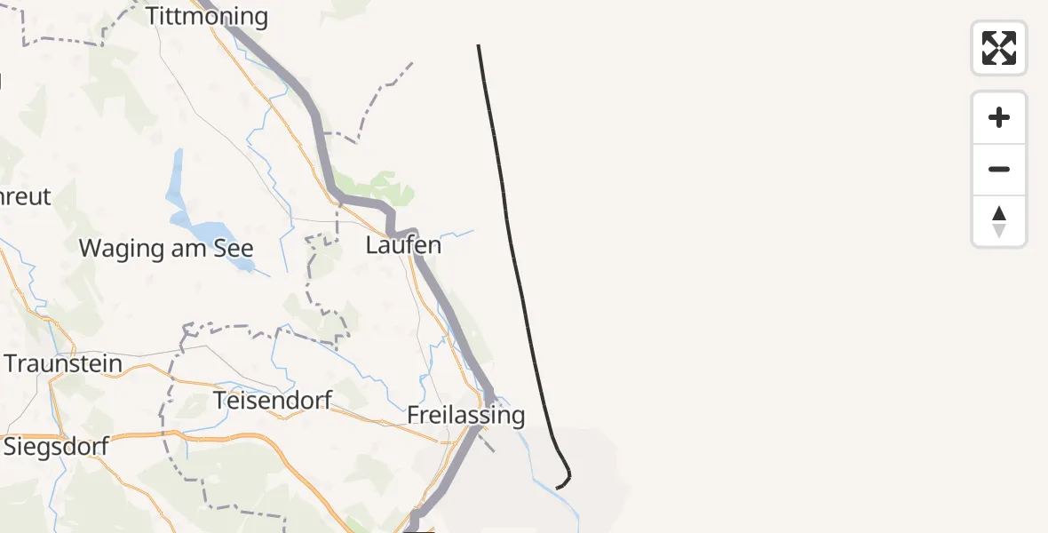 Flugroute Rettungshubschrauber  - , 21 Juli 2026, 07:49
