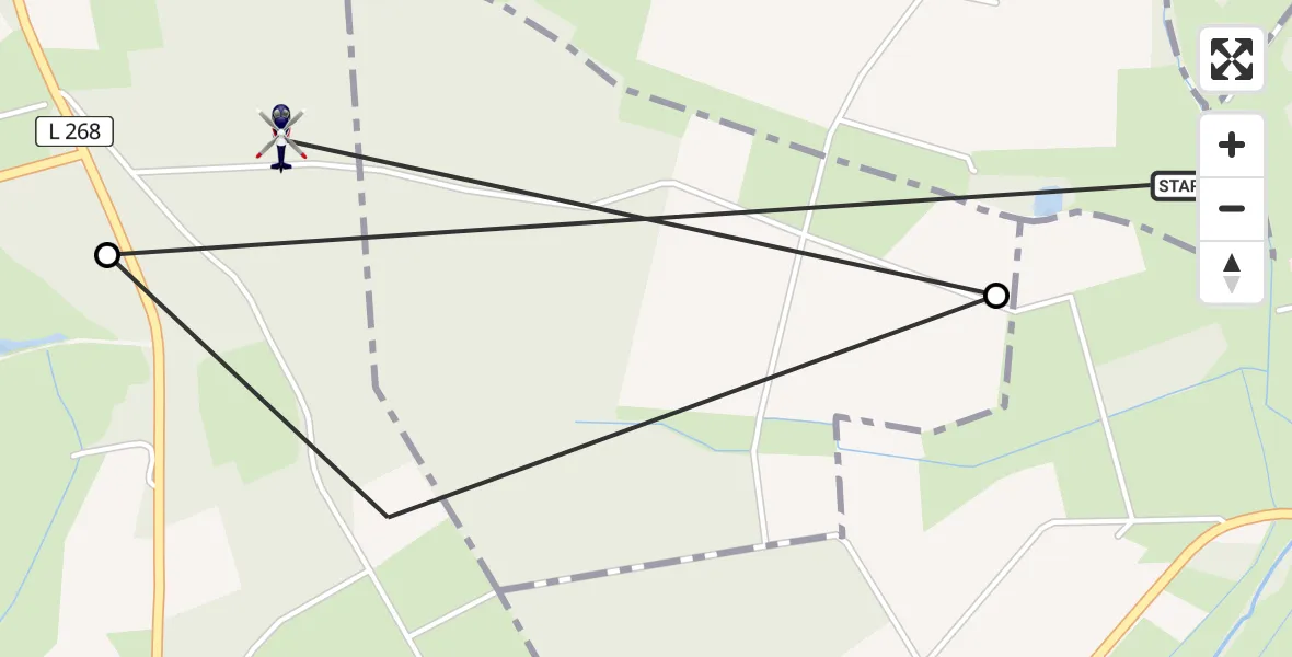 Flugroute Polizeihubschrauber Marienhausen - Dierdorf, 21 Juli 2026, 13:26