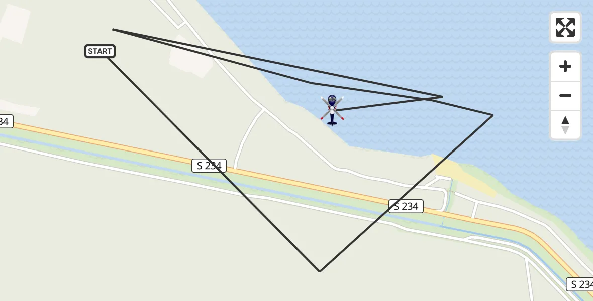 Flugroute Polizeihubschrauber Elsterheide - Elsterheide, 22 Juli 2026, 09:42