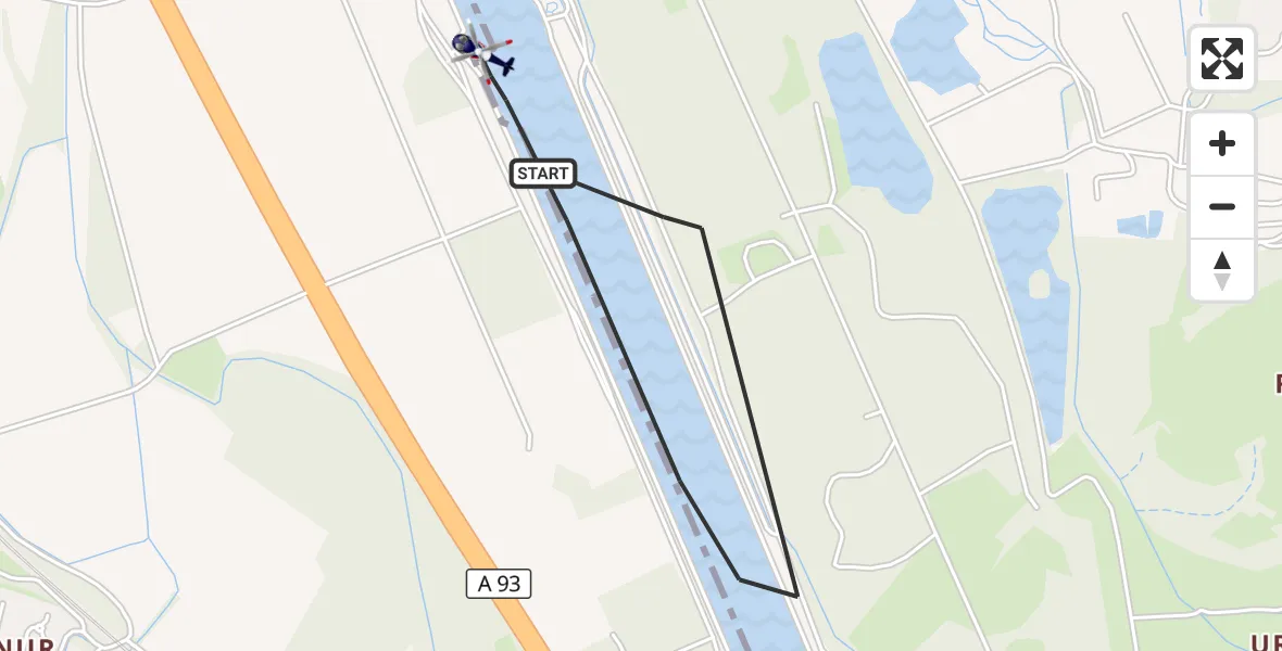 Flugroute Polizeihubschrauber Nußdorf a.Inn - Nußdorf a.Inn, 22 Juli 2026, 10:12