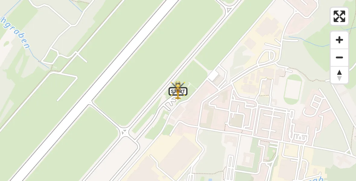 Flugroute Rettungshubschrauber Dresden Bundespolizei Hubschrauberlandeplatz - Dresden Bundespolizei Hubschrauberlandeplatz, 22 Juli 2026, 10:26