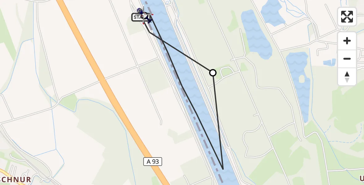 Flugroute Polizeihubschrauber Flintsbach a.Inn - Flintsbach a.Inn, 22 Juli 2026, 11:55