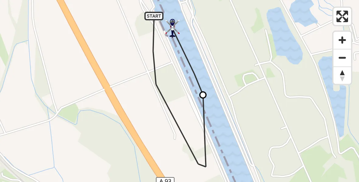 Flugroute Polizeihubschrauber Flintsbach a.Inn - Nußdorf a.Inn, 22 Juli 2026, 12:29