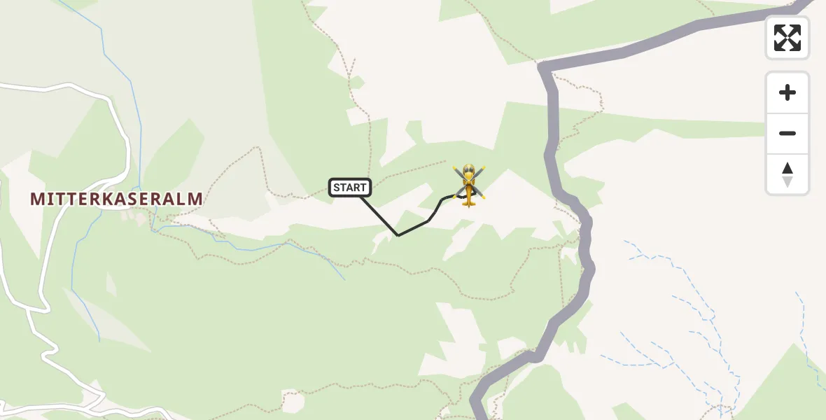 Flugroute Rettungshubschrauber Schönau a.Königssee - Schönau a.Königssee, 22 Juli 2026, 16:15