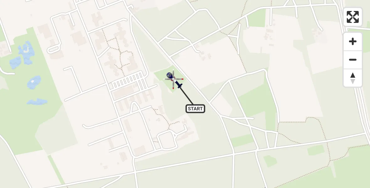 Flugroute Polizeihubschrauber Schloß Holte-Stukenbrock - Schloß Holte-Stukenbrock, 23 Juli 2026, 08:59