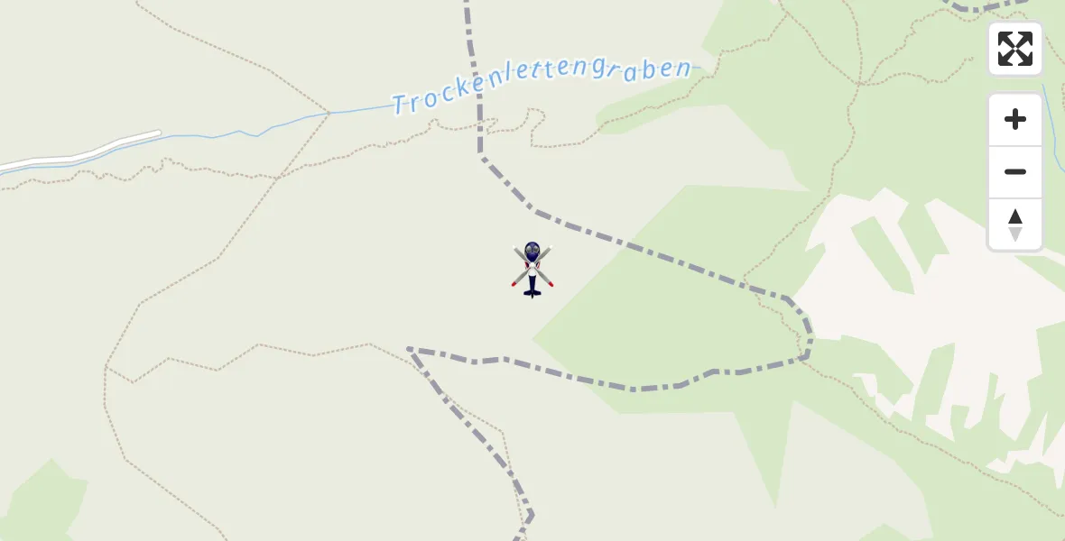 Flugroute Polizeihubschrauber Kiefersfelden - Kiefersfelden, 23 Juli 2026, 11:14