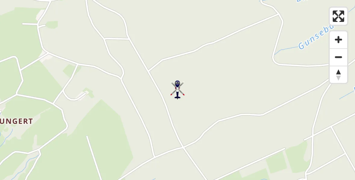 Flugroute Polizeihubschrauber Dahlem - Dahlem, 23 Juli 2026, 12:55