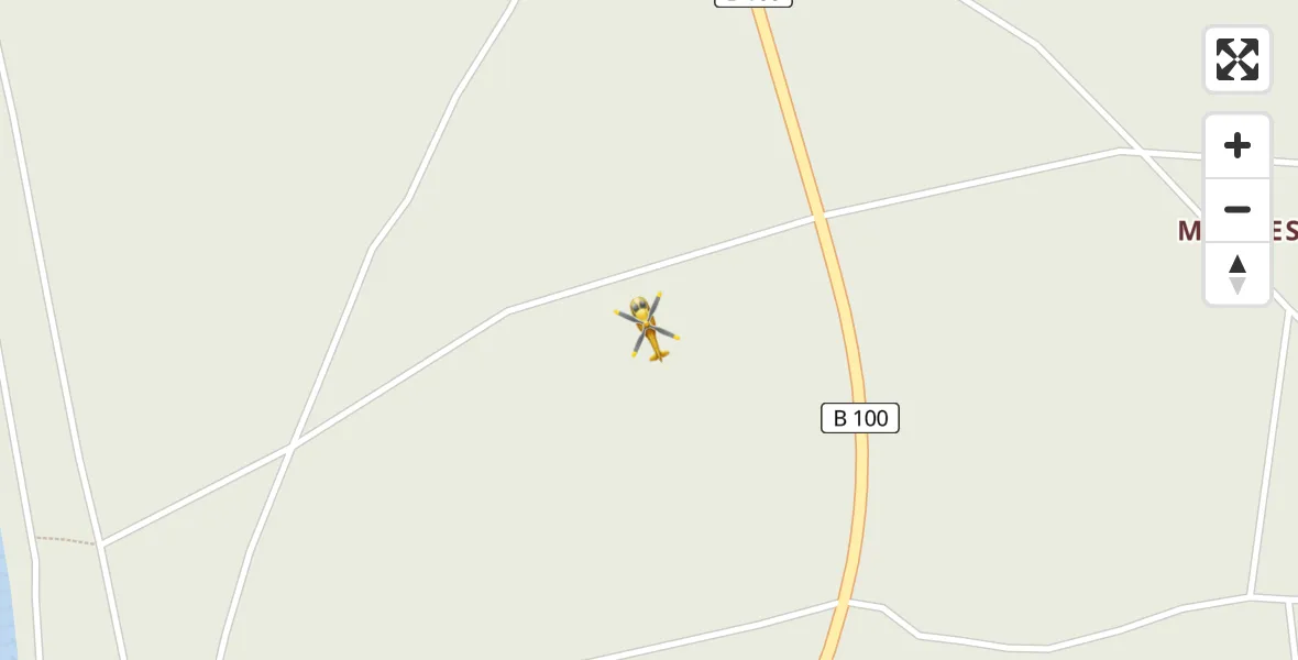 Flugroute Rettungshubschrauber Muldestausee - Muldestausee, 23 Juli 2026, 15:32