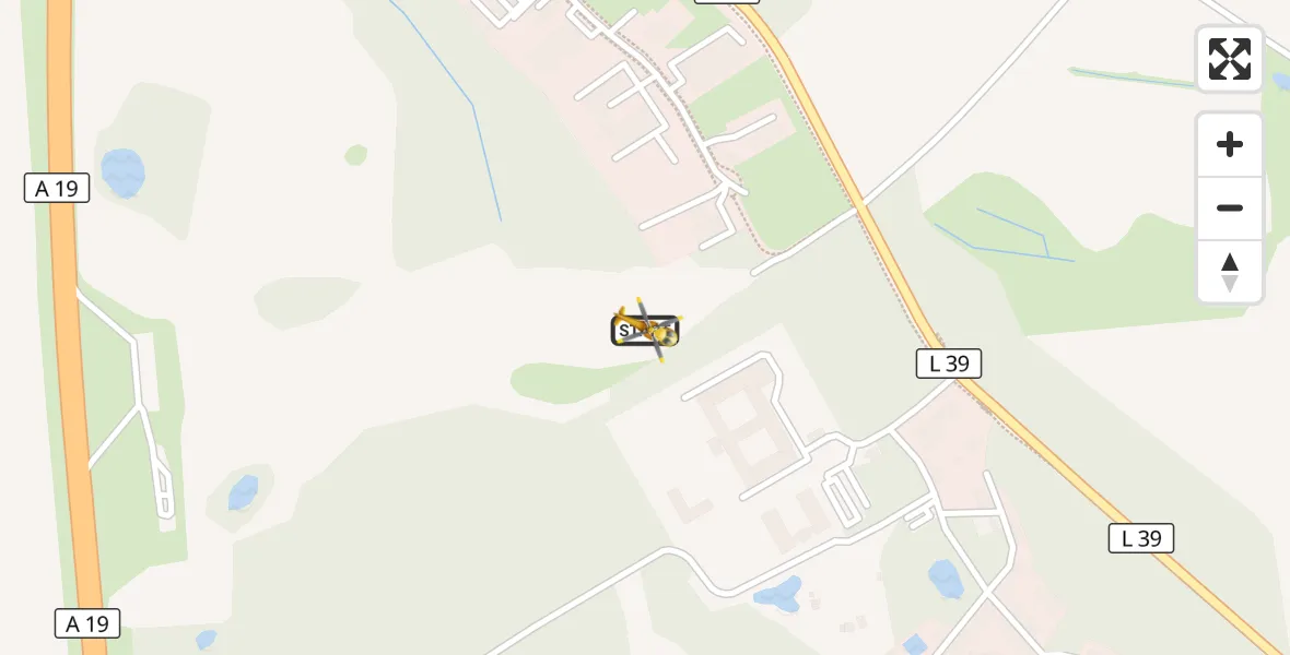 Flugroute Ambulanzhubschrauber Dummerstorf - Dummerstorf, 23 Juli 2026, 16:07