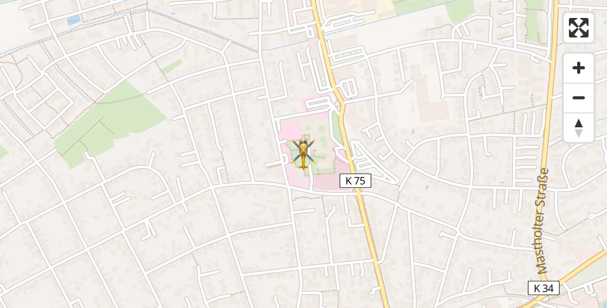 Flugroute Ambulanzhubschrauber Lippstadt - Lippstadt, 23 Juli 2026, 17:38