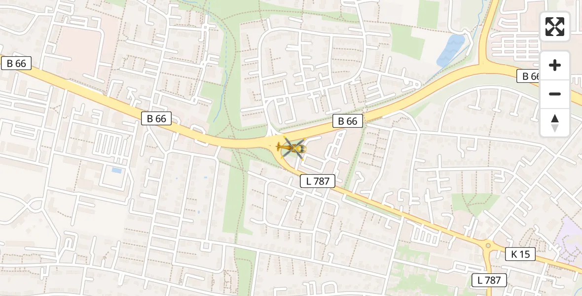 Flugroute Rettungshubschrauber Bielefeld - Bielefeld, 25 Juli 2026, 09:31