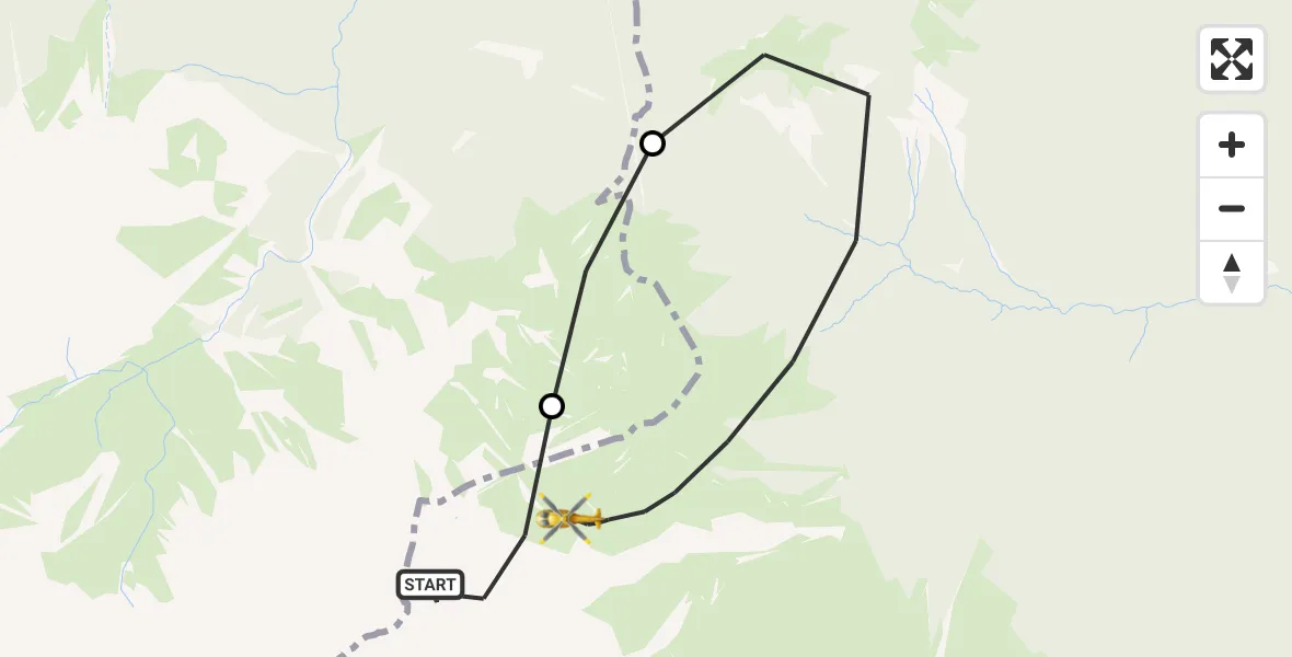 Flugroute Rettungshubschrauber Garmisch-Partenkirchen - Garmisch-Partenkirchen, 25 Juli 2026, 11:41