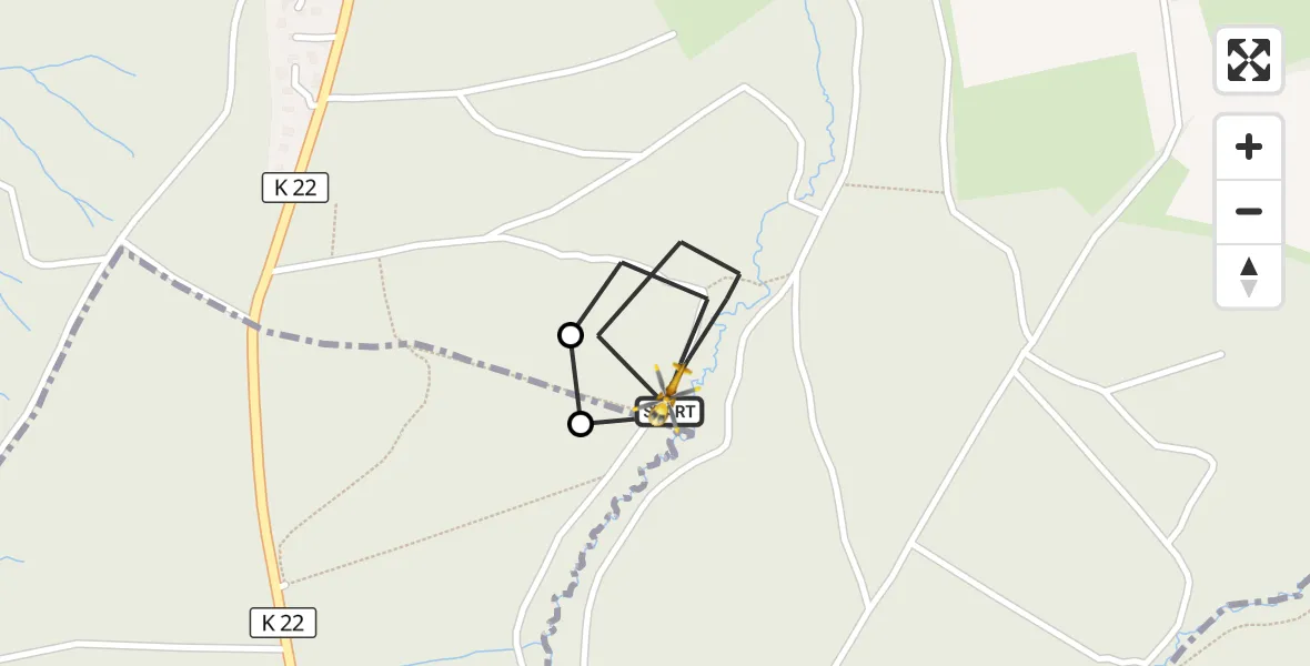 Flugroute Rettungshubschrauber Schwerte - Schwerte, 25 Juli 2026, 14:57