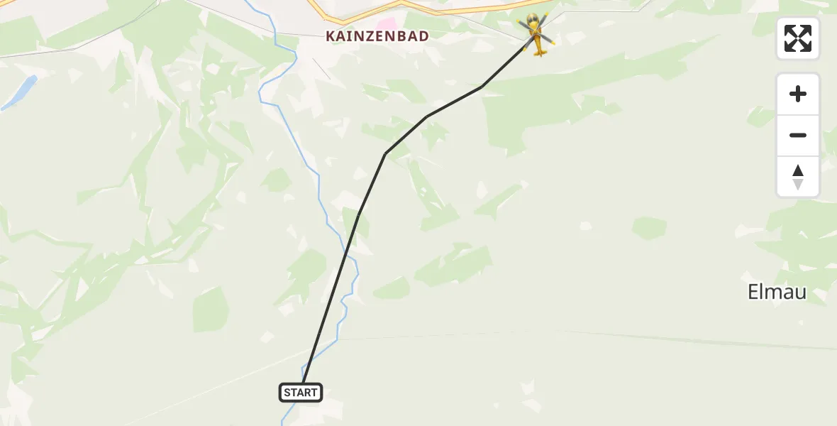 Flugroute Rettungshubschrauber Garmisch-Partenkirchen - Garmisch-Partenkirchen, 25 Juli 2026, 15:11