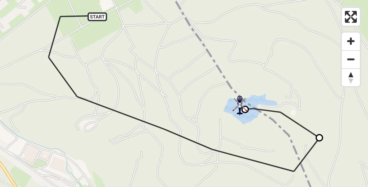 Flugroute Polizeihubschrauber Herdorf - Herdorf, 25 Juli 2026, 15:12