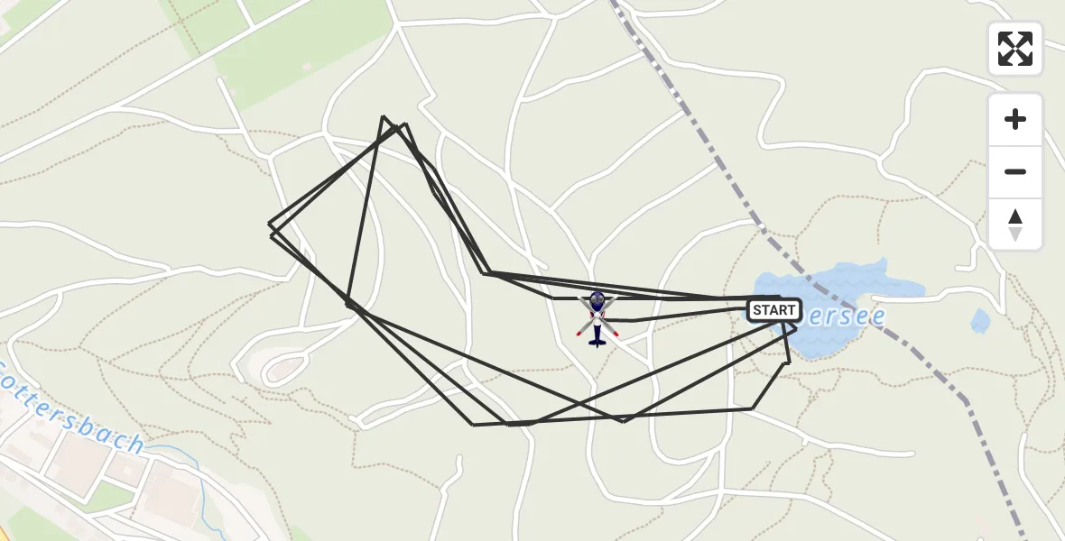 Flugroute Polizeihubschrauber Herdorf - Herdorf, 25 Juli 2026, 17:20
