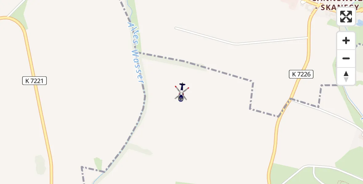 Flugroute Polizeihubschrauber Weißenberg - Weißenberg, 25 Juli 2026, 20:53