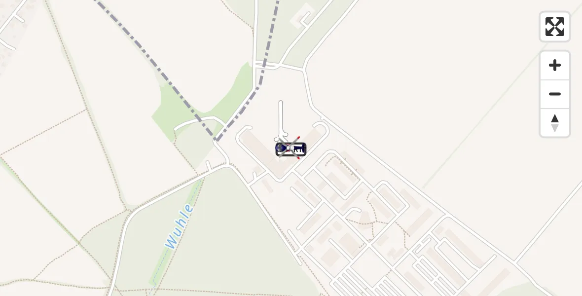 Flugroute Polizeihubschrauber Ahrensfelde Hubschrauberlandeplatz - Ahrensfelde Hubschrauberlandeplatz, 25 Juli 2026, 23:36