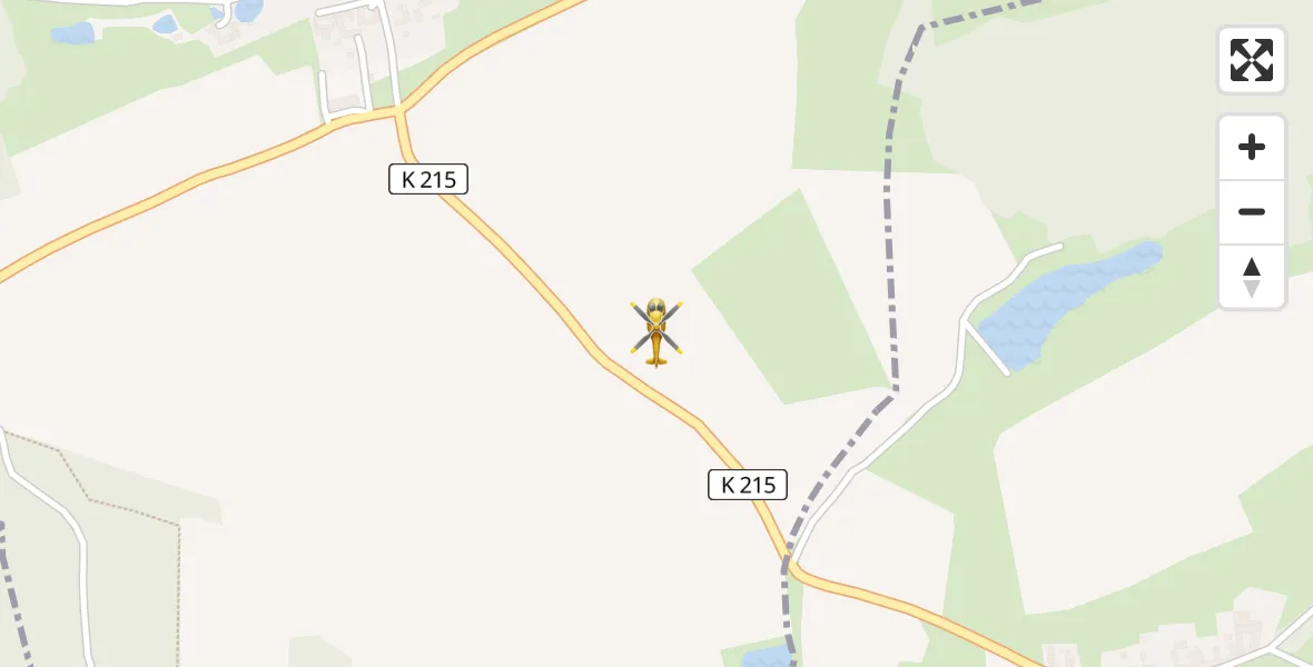 Flugroute Rettungshubschrauber Rosendorf - Rosendorf, 26 Juli 2026, 14:44