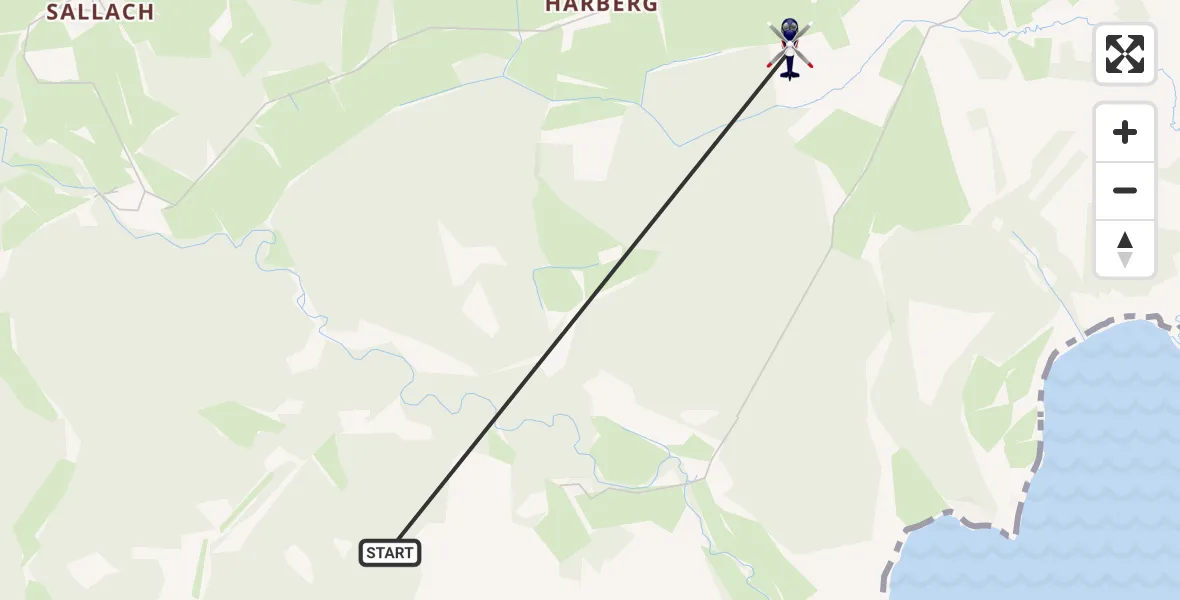 Flugroute Polizeihubschrauber Uffing a.Staffelsee - Uffing a.Staffelsee, 26 Juli 2026, 16:20