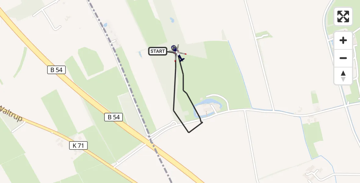 Flugroute Polizeihubschrauber Münster - Münster, 26 Juli 2026, 23:59