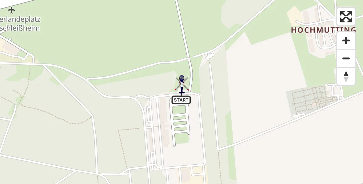 Flugroute Polizeihubschrauber Oberschleißheim - Oberschleißheim, 27 Juli 2026, 05:10
