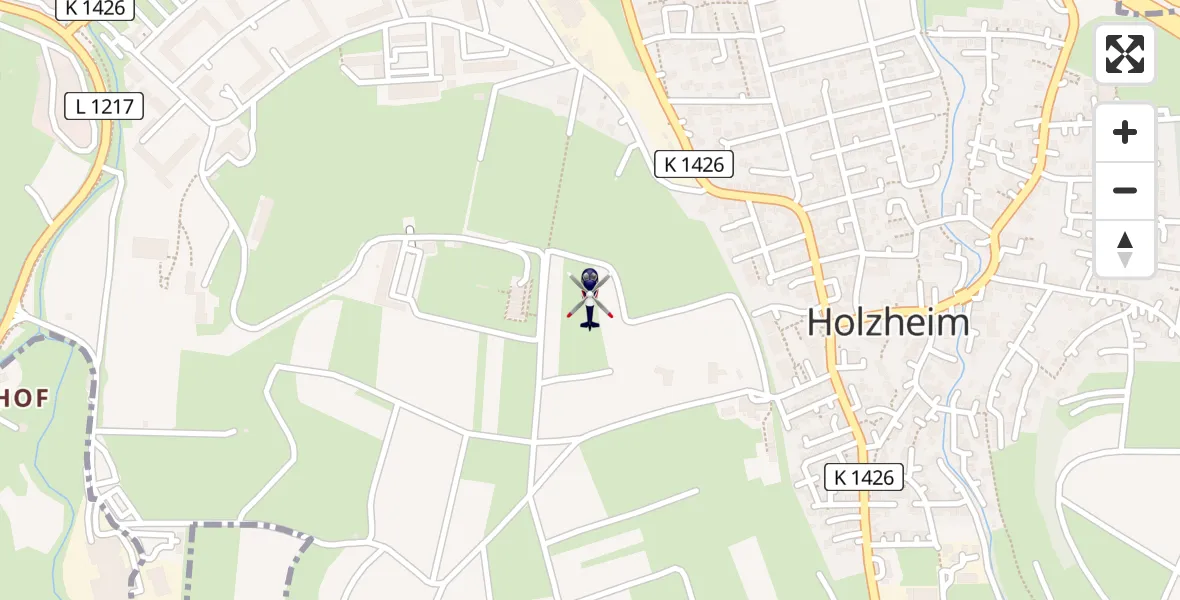 Flugroute Polizeihubschrauber Göppingen - Göppingen, 27 Juli 2026, 05:16
