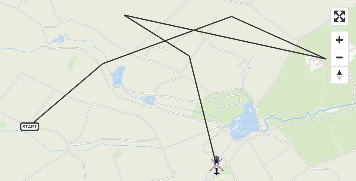 Flugroute Polizeihubschrauber Dahlem - Dahlem, 27 Juli 2026, 08:14