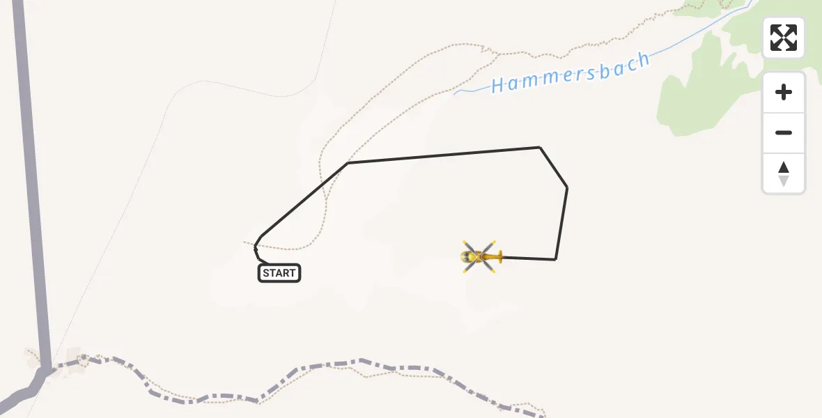 Flugroute Rettungshubschrauber Grainau - Grainau, 27 Juli 2026, 08:29