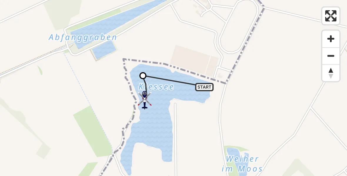 Flugroute Polizeihubschrauber Aschheim - München, 27 Juli 2026, 10:56