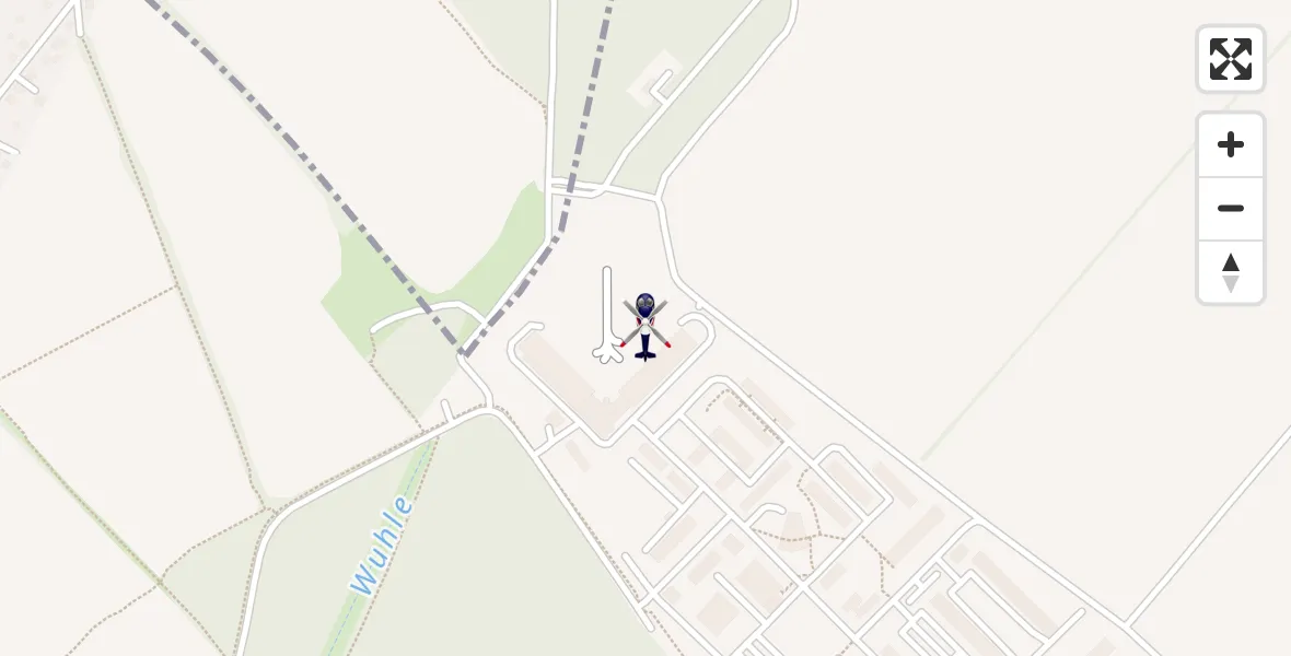 Flugroute Polizeihubschrauber Ahrensfelde Hubschrauberlandeplatz - Ahrensfelde Hubschrauberlandeplatz, 27 Juli 2026, 11:04