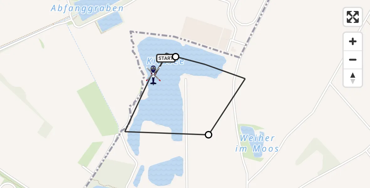 Flugroute Polizeihubschrauber München - München, 27 Juli 2026, 12:43